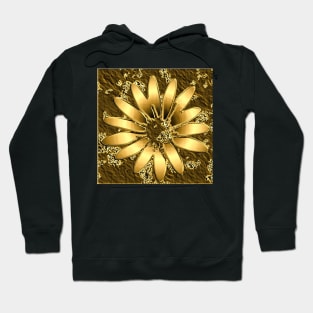 Flower in gold Hoodie